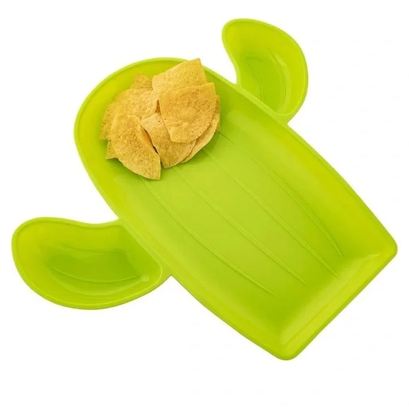 Cactus Shape Chips and Dip Bowl: Perfect Taco Bar Accessory for Your Next Party! - Picture 1 of 4